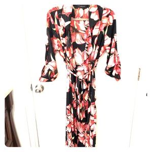 Floral Shawl Robe/Kimono